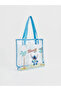 Blue Stitch Printed Girl's Beach Bag - 2