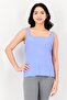 Women Tight Fit Sleeveless Training Tank Top, Light Blue
