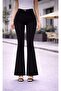Milano Women's Black High-Waisted Lycra Spanish Flare Jeans - 4