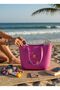 Luxury Pp Silicone Sticker Detailed Beach Bag - 7