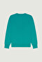Turquoise Buttoned Women's Cardigan - 2