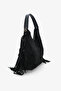 Tinela Women's Daily Bag - Black Suede - 2