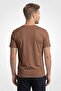 Men's Brown Bambo V-Neck Half Sleeve T-Shirt - 3