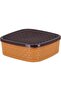 DC2887 Airtight Spice Box, 19 cm x 19 cm x 6.3 cm Size, Brown - 5