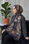 Desenli Soft Şal - 104