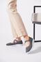 Midge Geçme Lastik Anorak Women's Orthopedic Ballet Flats Smoked - 2