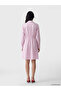 Plaid A-Line Mini Shirt Dress - 3