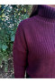 Turtleneck Oversize Knitwear Plain Thessaloniki Sweater - 3