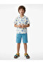 Basic Shorts with Flap Pockets and Elastic Waistband