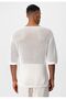 Knitted Knitwear T-Shirt - 4