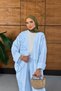 Women's Embroidered Bat Sleeve Tencel Set - 3