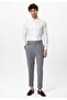 High Waist Button Closure Men's Trousers - 4