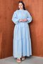 Molly Nelly Women's Relaxed Fit Lined Voile Dress - 3