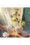Ceramic Vase for Flowers, Pampas Grass and Plants 16.5cm, for Home, Office Living Room,Table Shelf Decor - 6