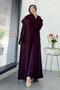 Premium Miel Slit Three-Piece Set – Plum - 5