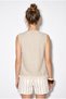 Women's Cream 100% Cotton Ornamental Button Detailed Tassel Embroidered Linen Textured Blouse 4751 60286278 - 5