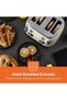 GBT36564UK-CR 4-Slice Toaster – Sleek Metal Design, 6 Browning Levels, Defrost/Reheat/Cancel Functions, Crumb Tray, and Cord Storage - 7
