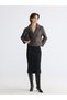 Esvab • Modern & Distinctive Waist Drawstring Knitwear Skirt