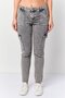 Women Skinny Fit Washed Stretchable Jeans, Grey