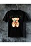 Find Dimension Happy Bear Printed Oversize T-Shirt