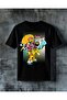 Hip Hop Boom Box Printed Oversize T-Shirt