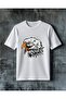 Eagle Agir Baski Printed Oversize T-Shirt