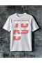 Location Red Printed Oversize T-Shirt