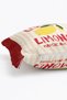 Lemon Patterned Vintage Fringed Throw Pillow Cover Burgundy Tasseled French Market Pillowcase - 6