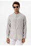 Judicial collar woven men's shirt - 2