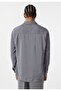 Oversize Long Sleeve Single Pocket Modal Fabric Shirt - 5