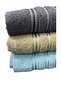 Set of 6 100% Cotton Boucle Hand and Face Towels - 50X90 cm - 6 Different Colors Mixed Pack - 4