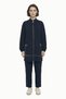 Zippered Pocket Detailed Sports Suit Navy Blue Suit 1944