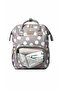 Flamingo Patterned Waterproof Stain-Proof Erasable Fabric Mother Baby Bag - 3