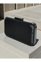 Black Anti-Scratch Matte Leather Women's Evening Dress Bag Wedding Engagement Graduation - 3