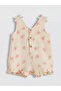 Esvab • Modern & Distinctive Floral Baby Girl Muslin Romper