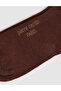 Women's Brown Booties Socks 50325314-Vr029 - 4