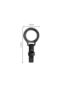 Black Gray Zinc Alloy Leather Keychain Waist Belt Buckle Carabiner Car Key Holder Small Key Rings fo - 4