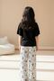 Bella Flower Stone Detailed Wide Leg Suit - 3