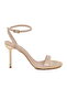 Beige Light Thin Heeled Women's Evening Dress Shoes 608402 Z - 3