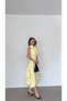 Asymmetrical Neck Midi Dress - 3