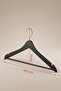 Wooden Look Plastic Clothing Shirt Hanger - 5