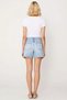 Women's Shorts Denim Regular Waist City Boy Fit Pipe Leg Rigid Woven Summer Casual Sports - 5
