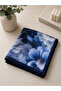 Mineşarpt Blue Color Lotus Flower Soft Cotton Shawl. Does Not Slip, Wrinkle, or Make You Sweat. - 3