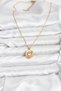 316L Steel Chain Gold Color Heart Figured Women's Necklace 5886 - 2
