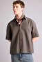Boxy Fit Crinkle Short Sleeve Shirt F7974Ax26Sm - 3