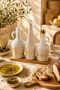Glass Large Size Salad Oil Container Set with 3 Wooden Stands 1500 ml – 1000 ml - 5