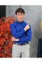 Slimfit Molded Cotton Knitwear Half Fisherman Knitwear Sweater - 2