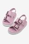 Children's Unisex Powder Comfortable Fit Double Buckle Baby Booties Sandals - 2