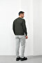 Wick Patterned Crew Neck Sweater - 4
