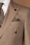 Exclusive Striped Double-Breasted Suit Camel - 5